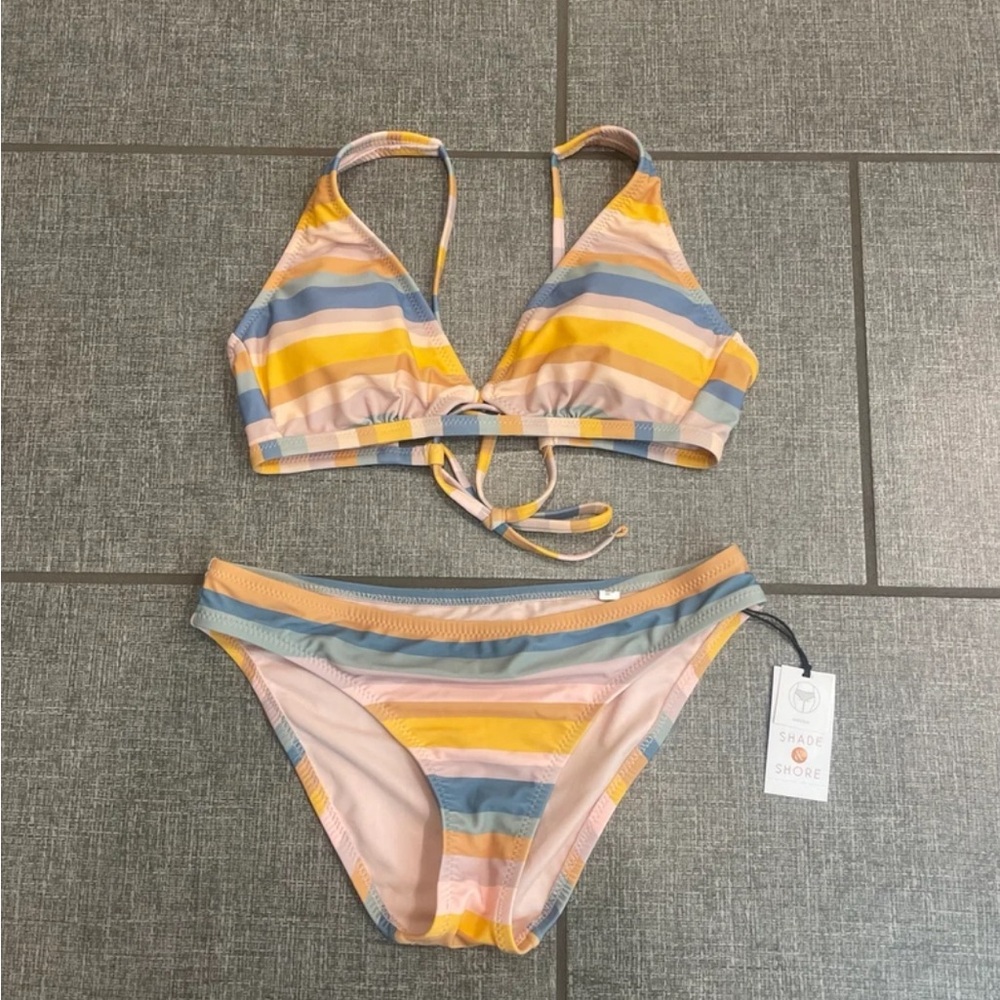 Shade & Shore Multicolor Bikini Set
